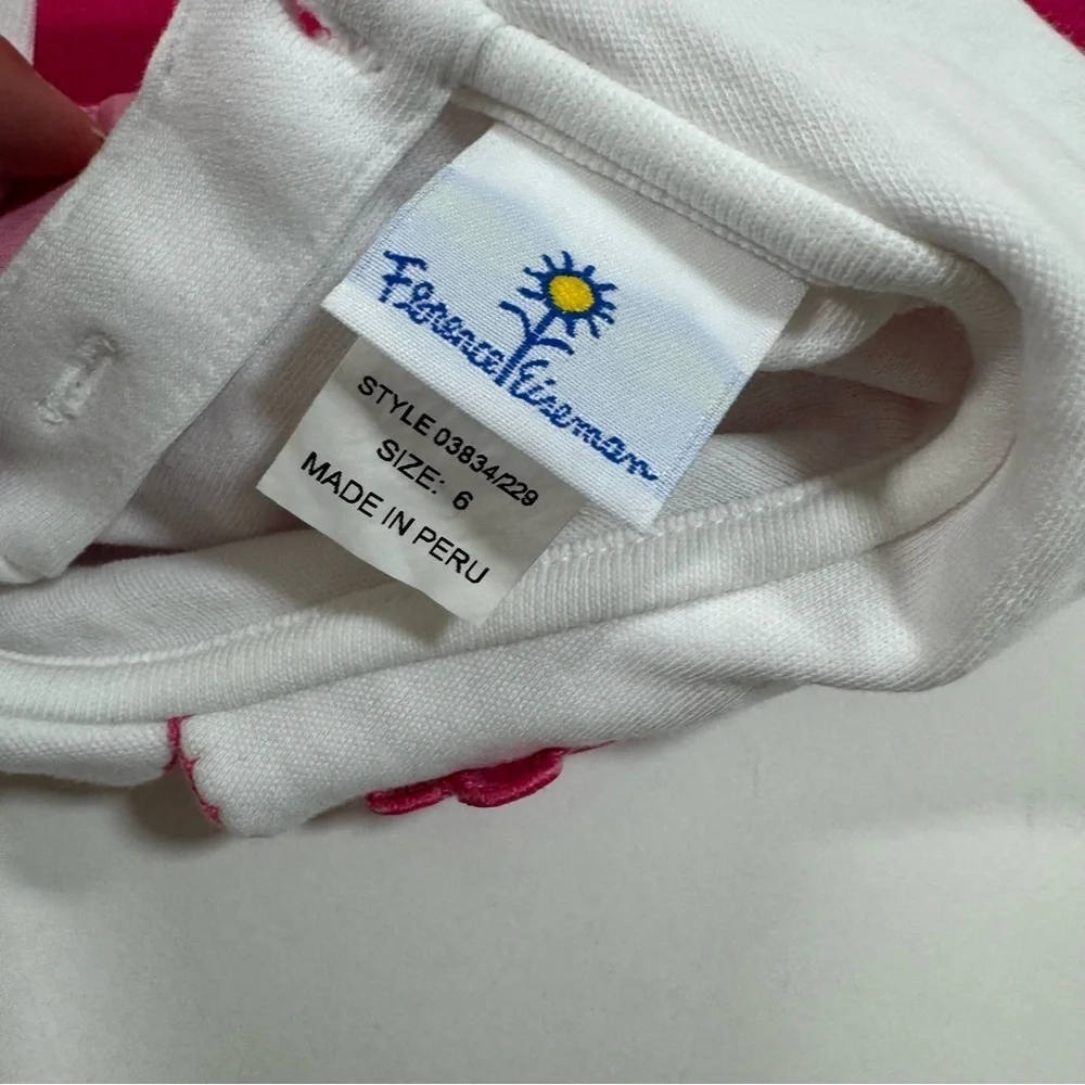 Florence Eiseman Corduroy Flower Jumper Dress